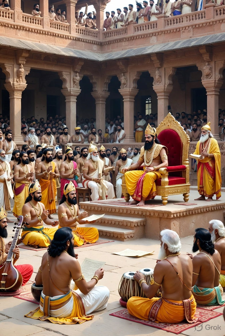 राजा भोज के राजकवि का चयन