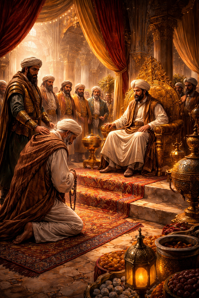 फ़क़ीर हम्ब्ल खलीफा के सामने