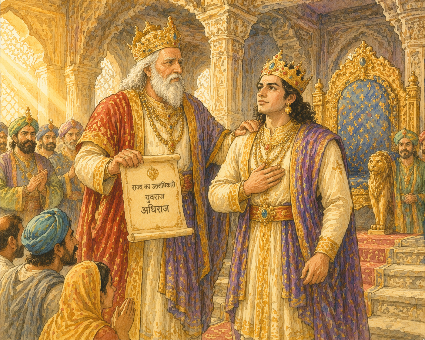 coronation of the young prince