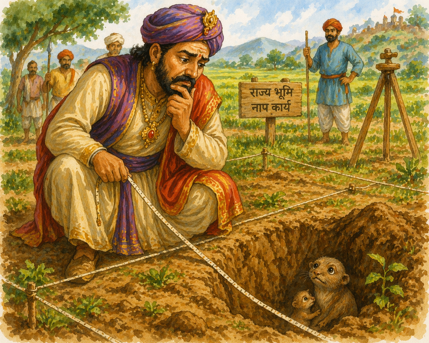 Neeti se raj Hindi story for kids