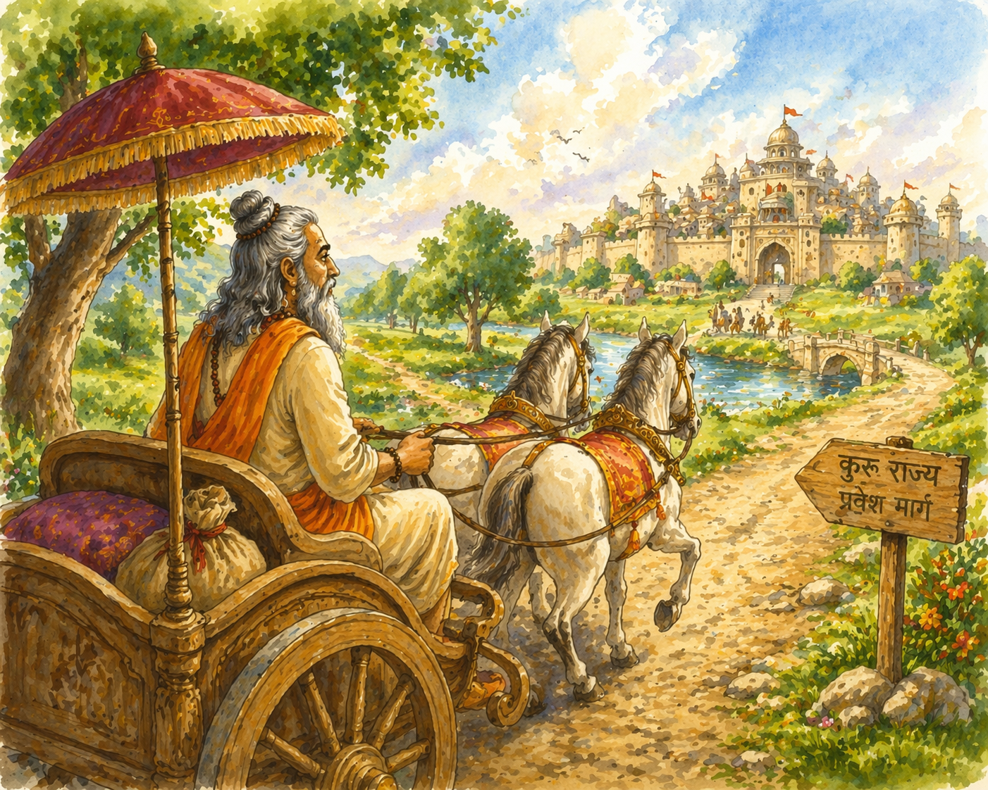 Neeti se raj Hindi story for kids