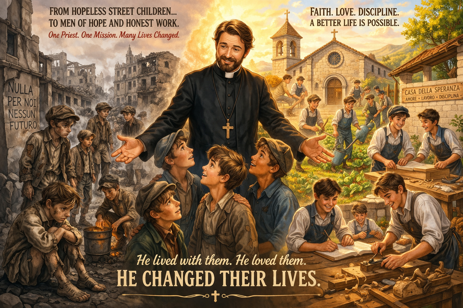 समाज सुधारक संत मारिओ बोरेली समाज सुधारक संत मारिओ बोरेली जिसने आवारा लड़कों का जीवन बदल दिया |