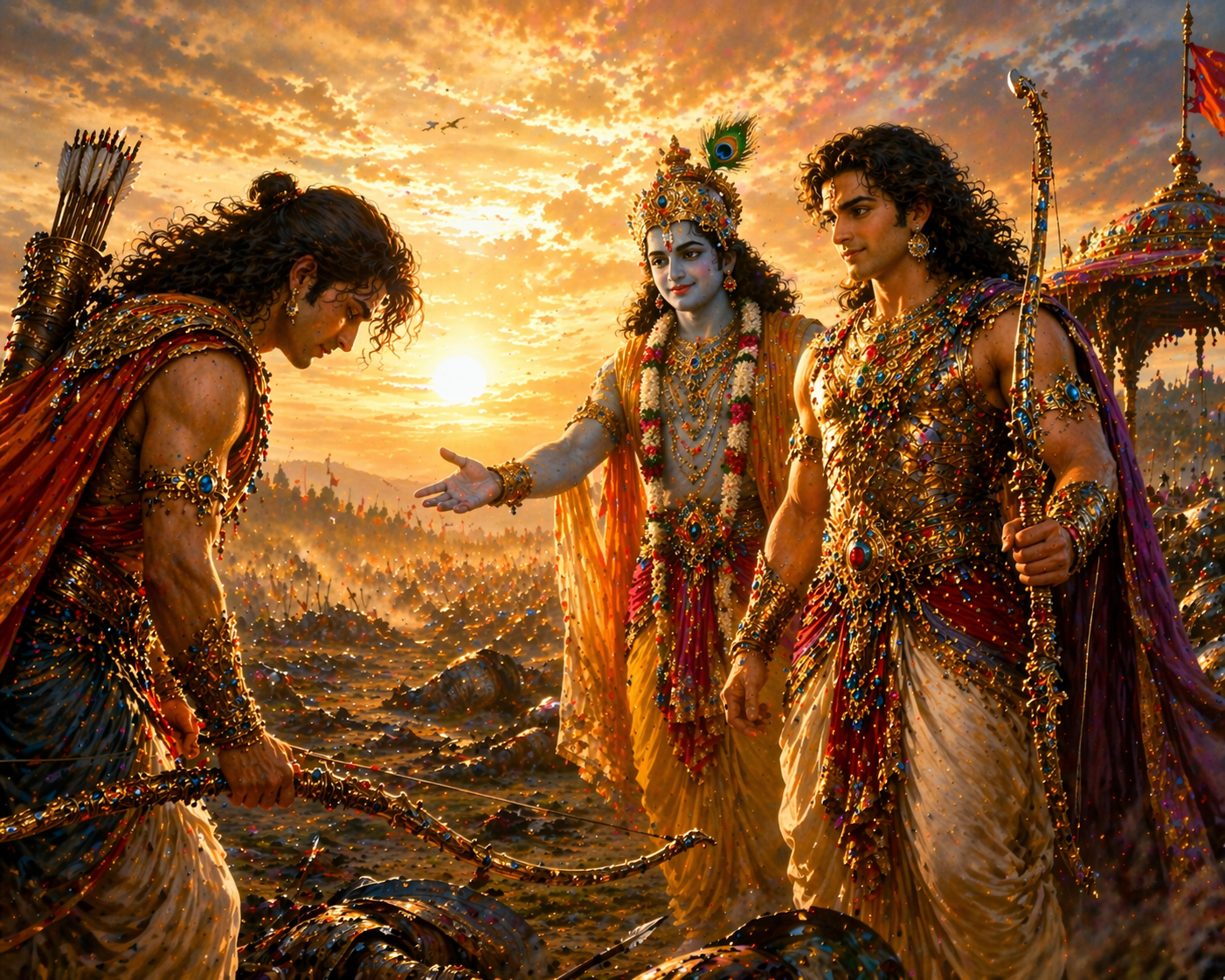 अर्जुन की सुधन्वा के सामने पराजय 