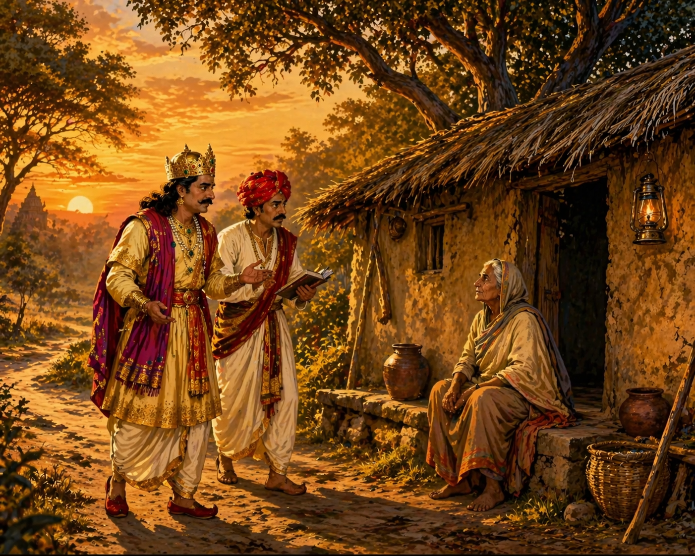 कवि माघ और बुढ़िया  की हिंदी कहानी बच्चों के लिए kavi Magh or budhiya ki Hindi story for kids