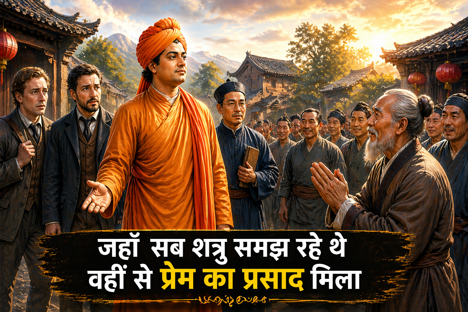 Swami Vivekanand at China