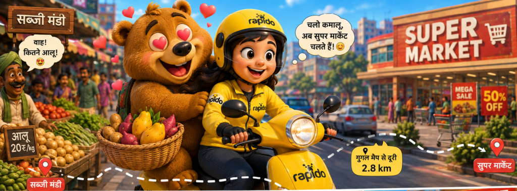 rapido me ghuma jab bhalu_hindi poem for kids
