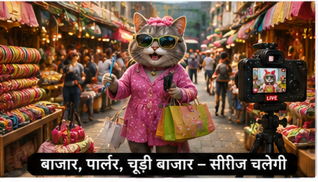 Billi ban gai youtuber _ Cat became a youtuber Hindi poem for kids