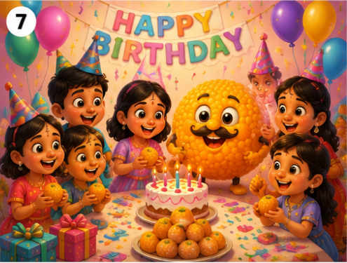 Laddu bhai Hindi poem for kids