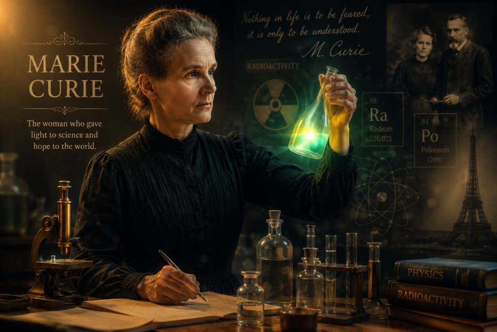 marie curie A short Hindi moral story for kids