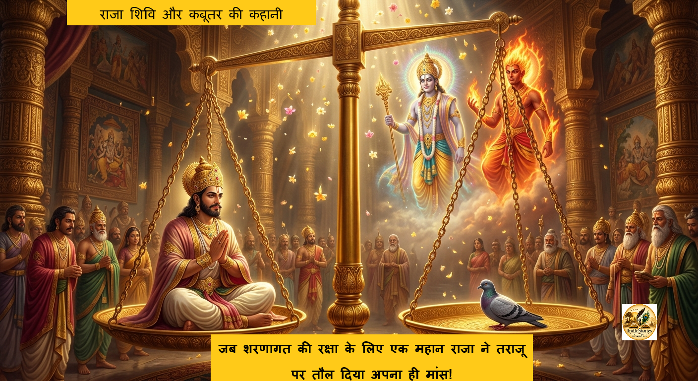 राजा शिवि और कबूतर की कहानी: शरणागत रक्षा और दान की अमर कथा