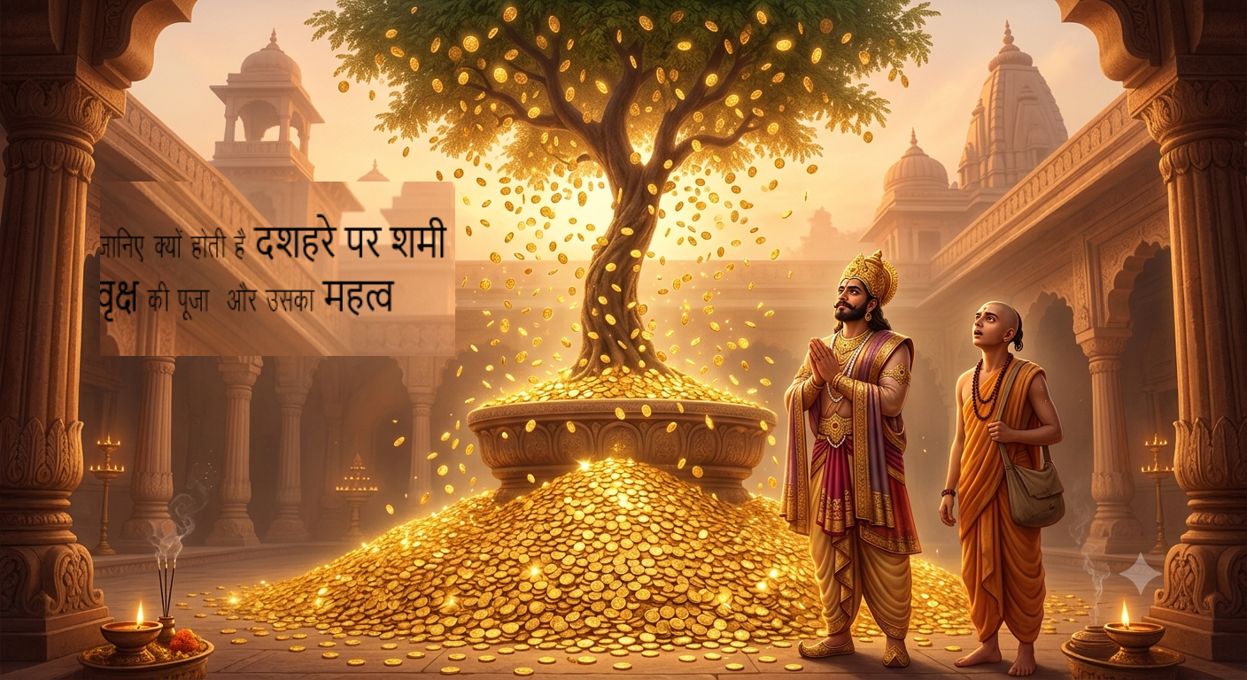 विजयदशमी का आरम्भ: राजा रघु, कौत्स और शमी वृक्ष की पौराणिक कथा     vijayadashami ka aarambh raja raghu kautsa shami story
