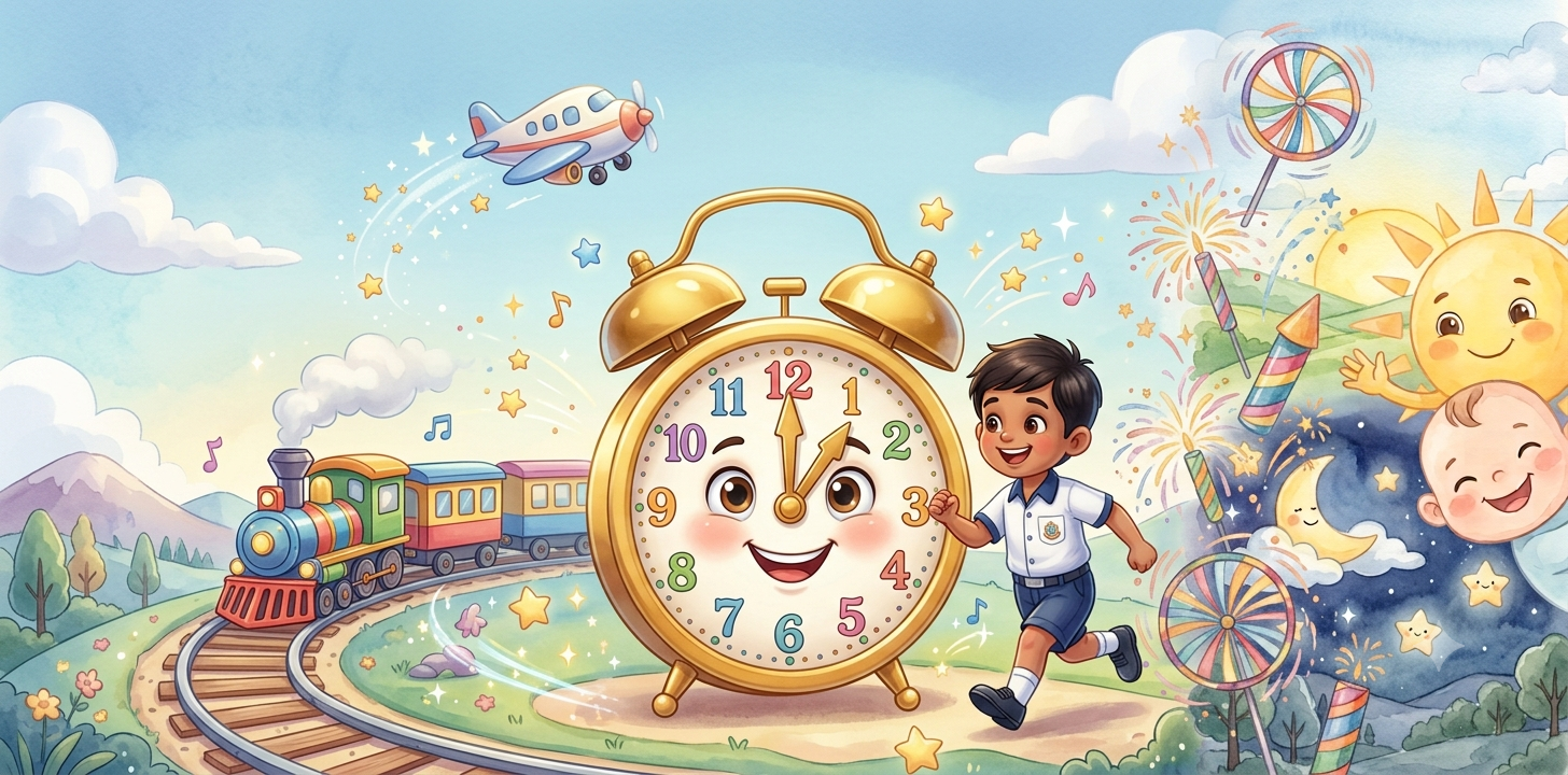 टिक-टिक बोल रही है घड़ी दुलारी, Samay Ka Mahatva Kavita: | Best Kids Rhyme