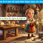 Gelena happily cooking and managing her cozy kitchen in Kaam Ka Mol story