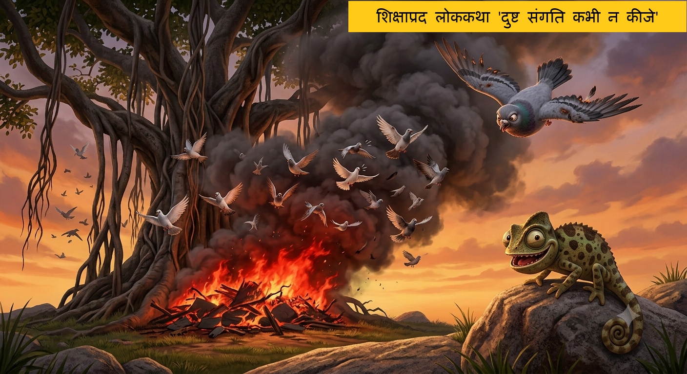Dusht Sangati Kabhi Na Kije: जब गिरगिट की गद्दारी से सुलग उठा पूरा बरगद का पेड़