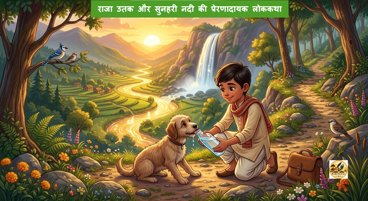 पवित्र जल: राजा उतक और सुनहरी नदी की प्रेरणादायक लोककथा (Pavitra Jal Story)