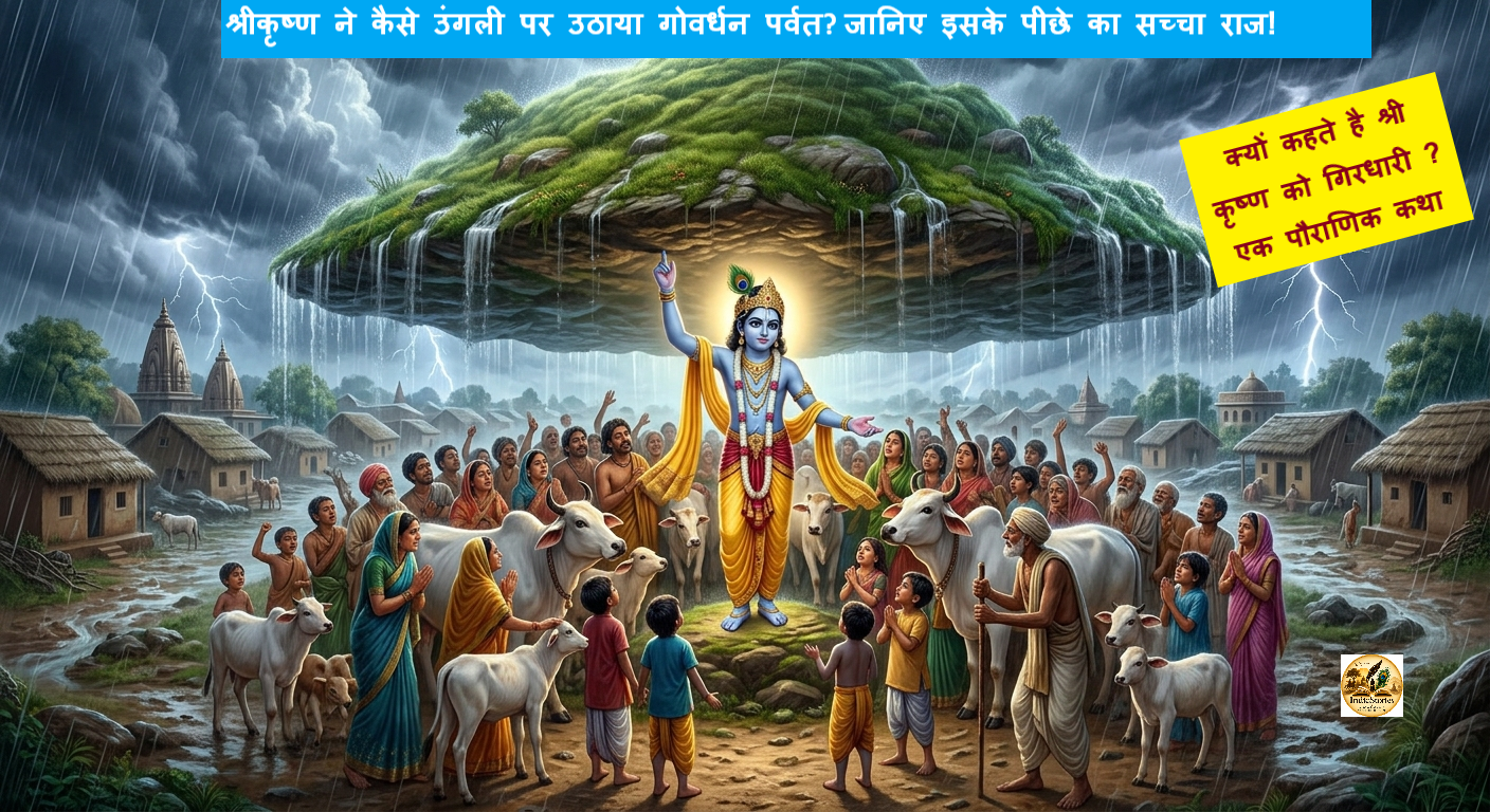 गोवर्धन गिरधारी की असली कहानी: श्रीकृष्ण ने कैसे उंगली पर उठाया गोवर्धन पर्वत? जानिए इसके पीछे का सच्चा राज! (Govardhan Girdhari Story)