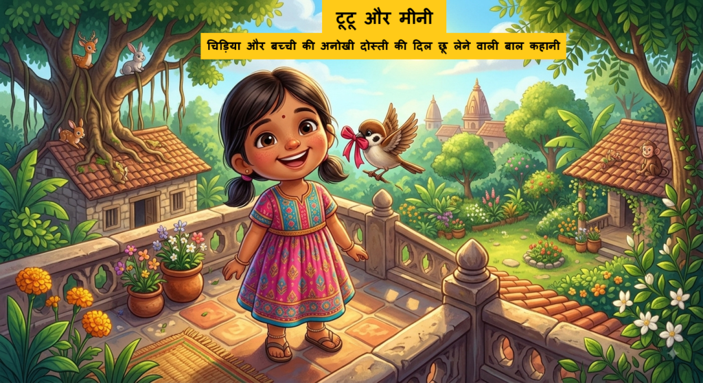 टूटू गौरैया और मीनी की कहानी - Tutu Aur Mini Hindi Story