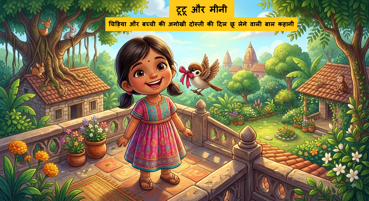 टूटू और मीनी | Tutu Aur Mini: चिड़िया और बच्ची की अनोखी दोस्ती की दिल छू लेने वाली बाल कहानी