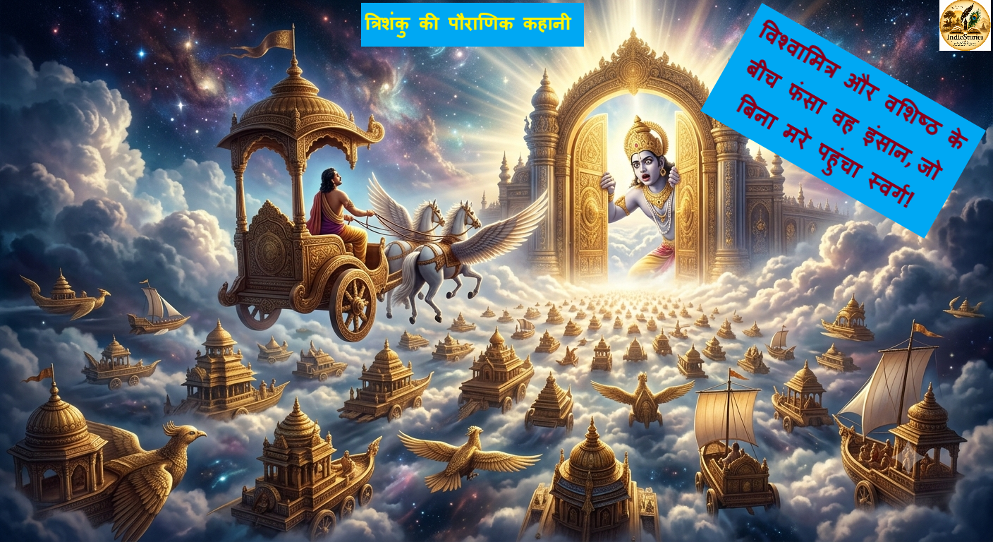 त्रिशंकु की पौराणिक कहानी: विश्वामित्र और वशिष्ठ के बीच फंसा वह इंसान, जो बिना मरे पहुंचा स्वर्ग! (Trishanku Ki Kahani)
