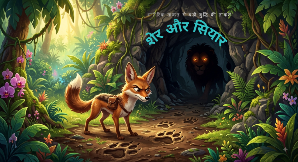 शेर और सियार की पंचतंत्र कहानी - Sher aur Siyar ki Kahani