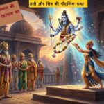 स्वयंवर में हवा में वरमाला उछालतीं देवी सती और भगवान शिव - Sati Aur Shiv Ki Pauranik Katha.