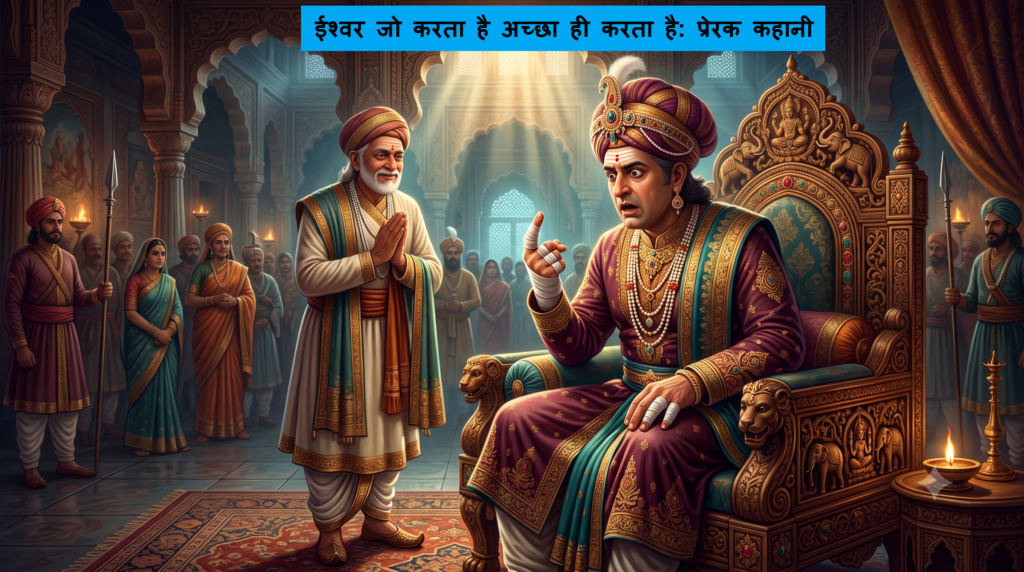 ईश्वर जो करता है अच्छे के लिए करता है - राजा और बुद्धिमान मंत्री की प्रेरक कहानी
