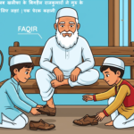 गुरु की सेवा से मेवा कहानी पंचतंत्र: राजकुमार गुरु के पैरों में जूता पहनाने के लिए सेवा भाव दिखाते हुए फीचर्ड इमेज