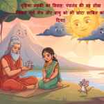 चुहिया लड़की का विवाह कहानी पंचतंत्र: ऋषि याज्ञवल्क्य, चुहिया लड़की, सूर्य, मेघ और चूहे के साथ फीचर्ड इमेज