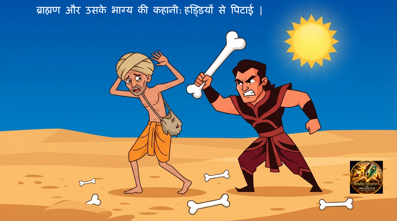 ब्राह्मण और भाग्य की कहानी: जब भाग्य ने ही हड्डियां लेकर की ब्राह्मण की पिटाई! | एक अनोखी लोककथा