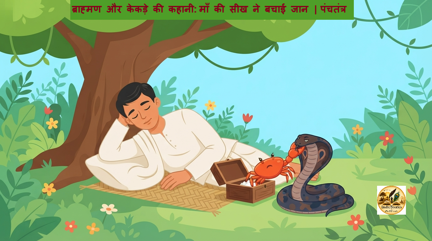ब्राह्मण और केकड़े की कहानी: माँ की सीख ने बचाई जान | पंचतंत्र की कहानी