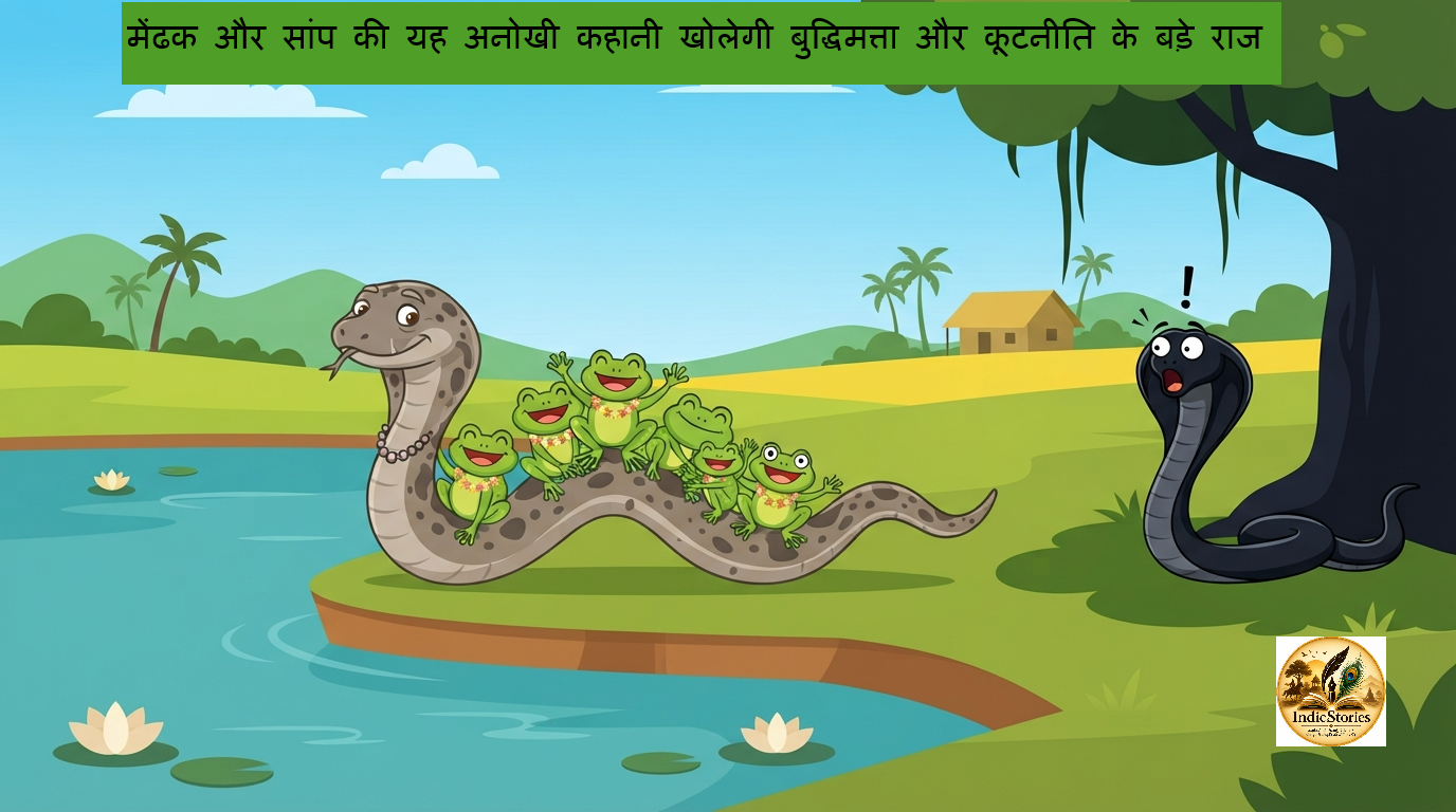 मेंढक और सांप की कहानी: बुद्धिमत्ता और कूटनीति के बड़े राज